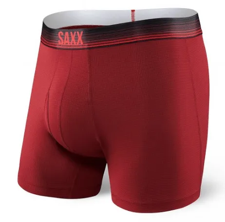 SAXX Quest Boxer Brief Red Ombre Stripe SXBB70F-ROS