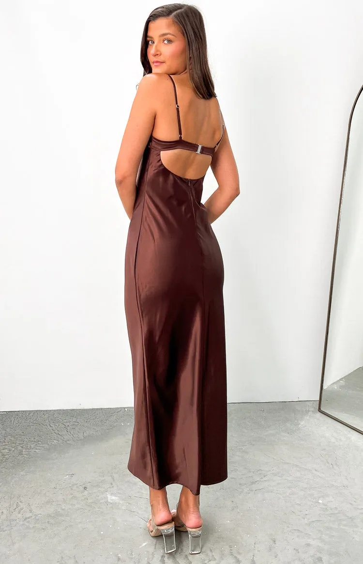 Scarlette Brown Maxi Dress