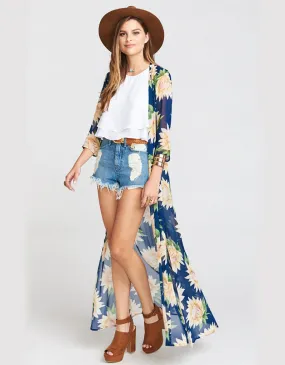 Show Me Your Mumu Karmyn Cape in Sunflower Dreams