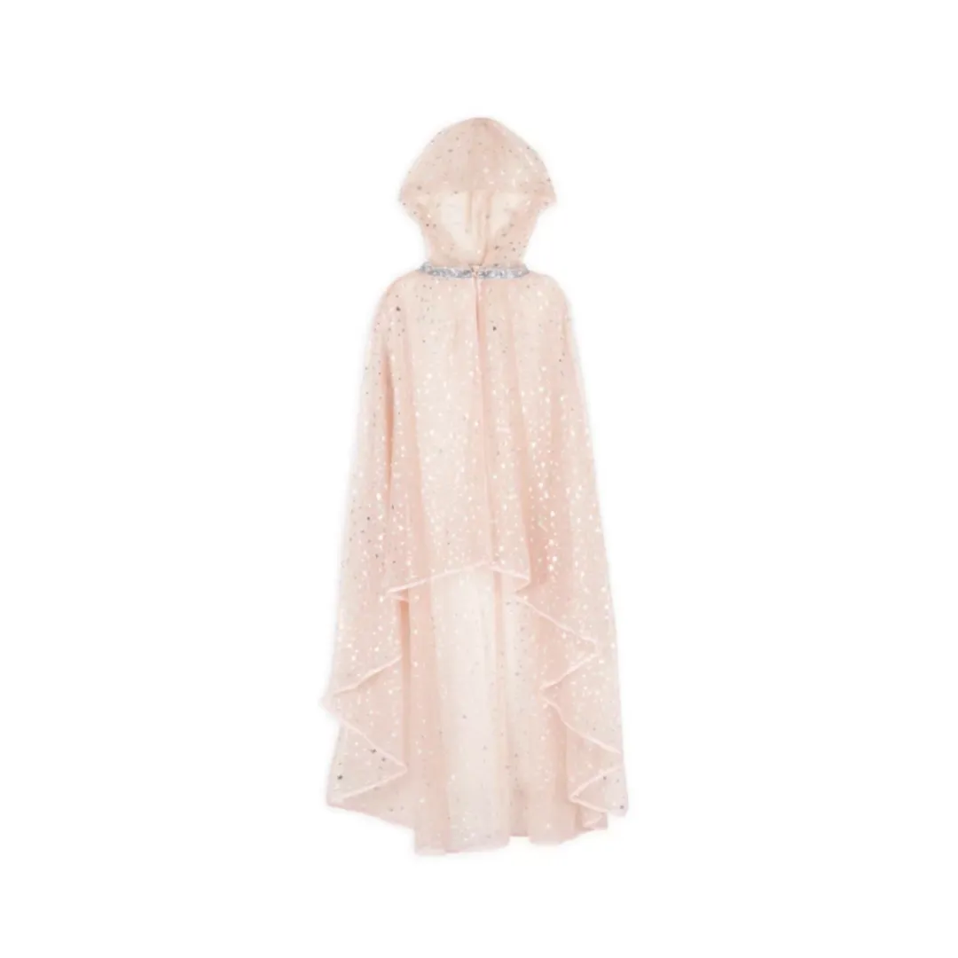 Silver Star Fairy Cape – Pink