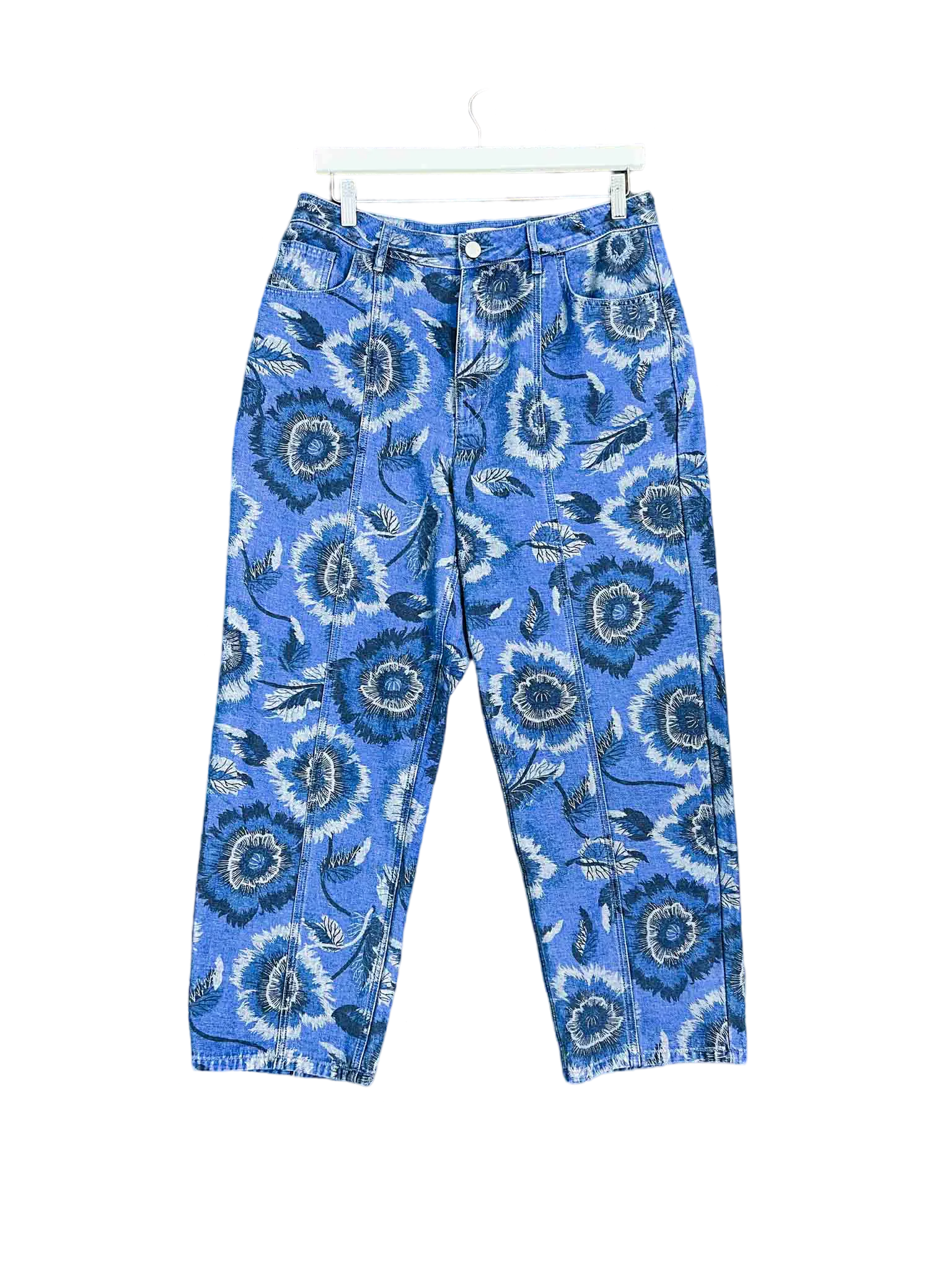 Size 14 | Gorman Blue Floral Jeans