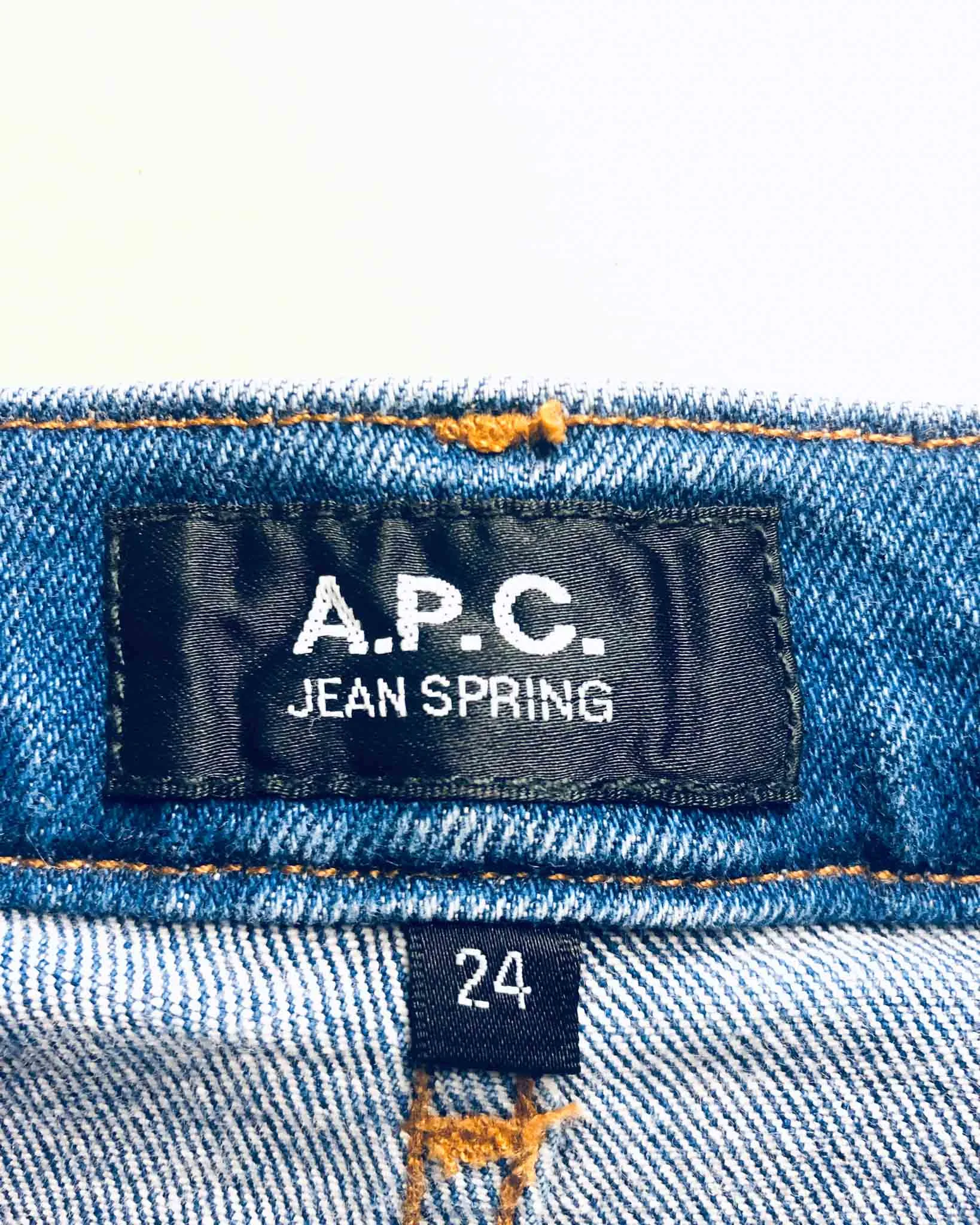 Size 24 | A.P.C High Waist Spring Jeans