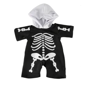 Skeleton Onesie Teddy Bear Outfit