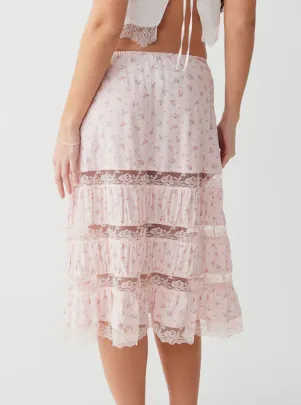 Solstice Rayon Midi Skirt