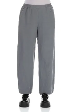 Straight Iron Silk Linen Trousers