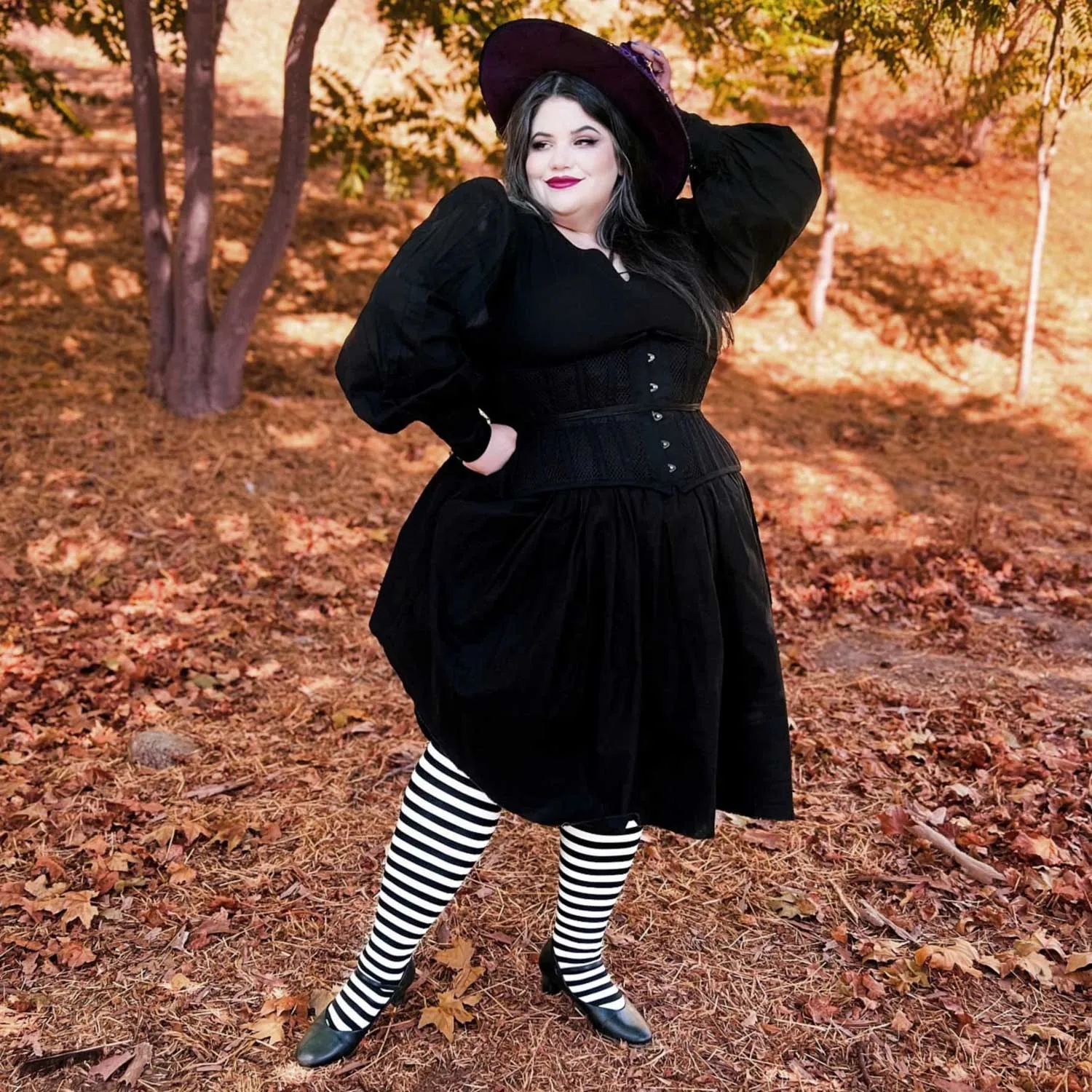 Striped Tights - Witch