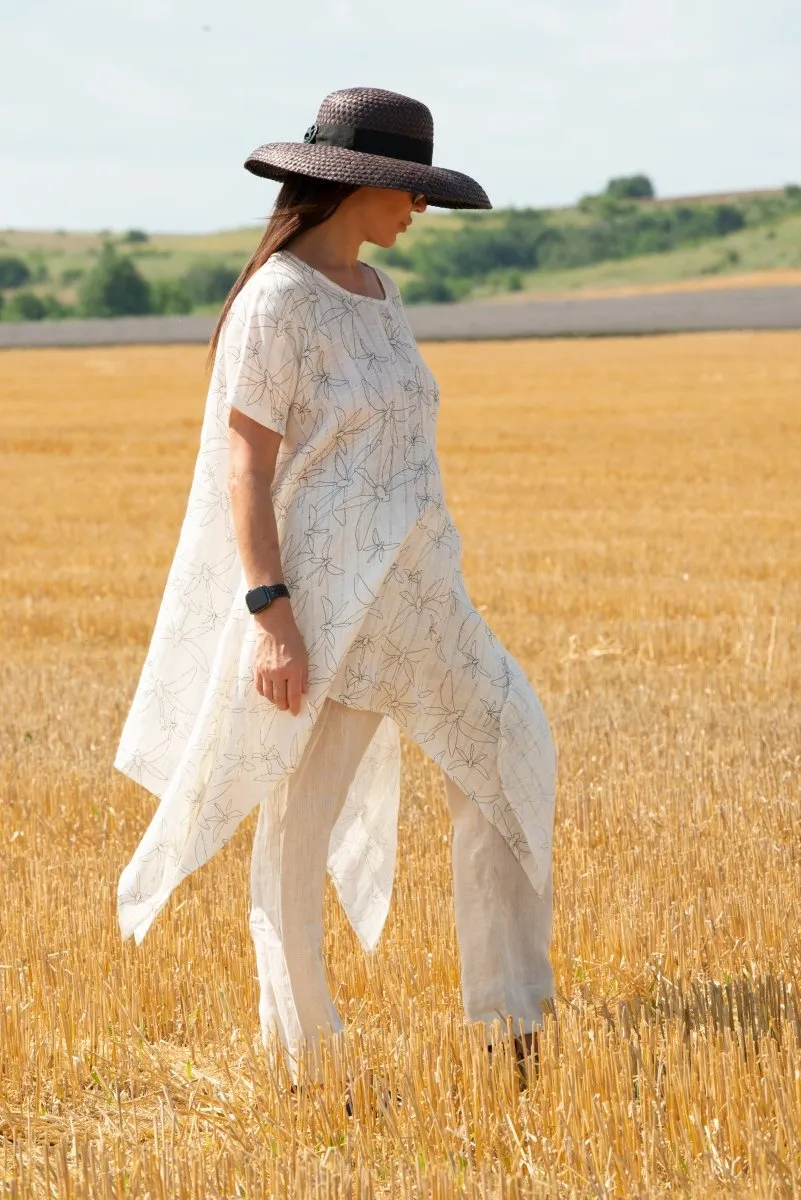 Summer Linen Top CAROLINE