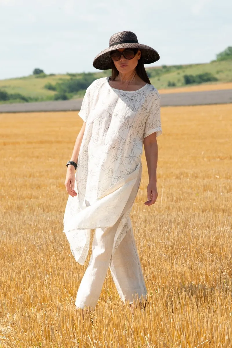 Summer Linen Top CAROLINE