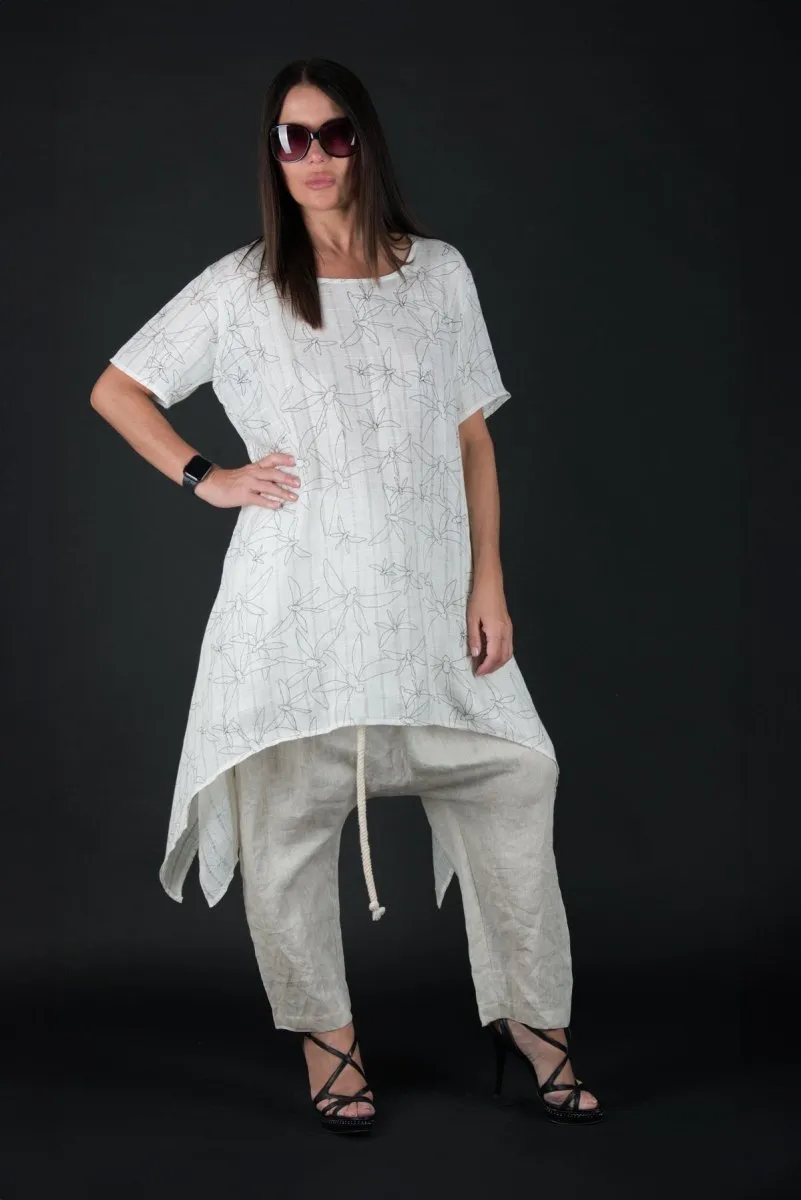 Summer Linen Top CAROLINE