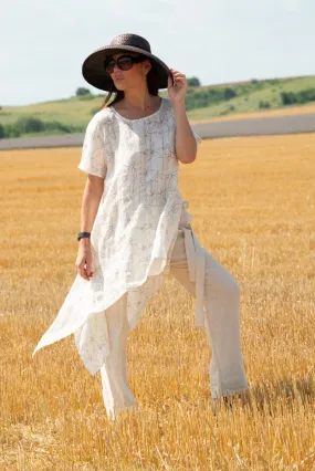 Summer Linen Top CAROLINE