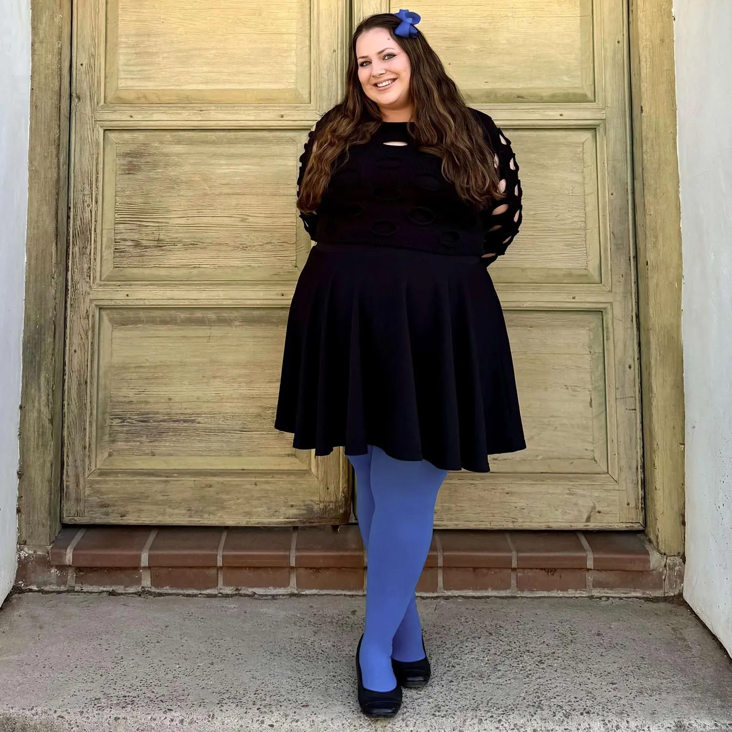 Super Opaque Tights - Peacock