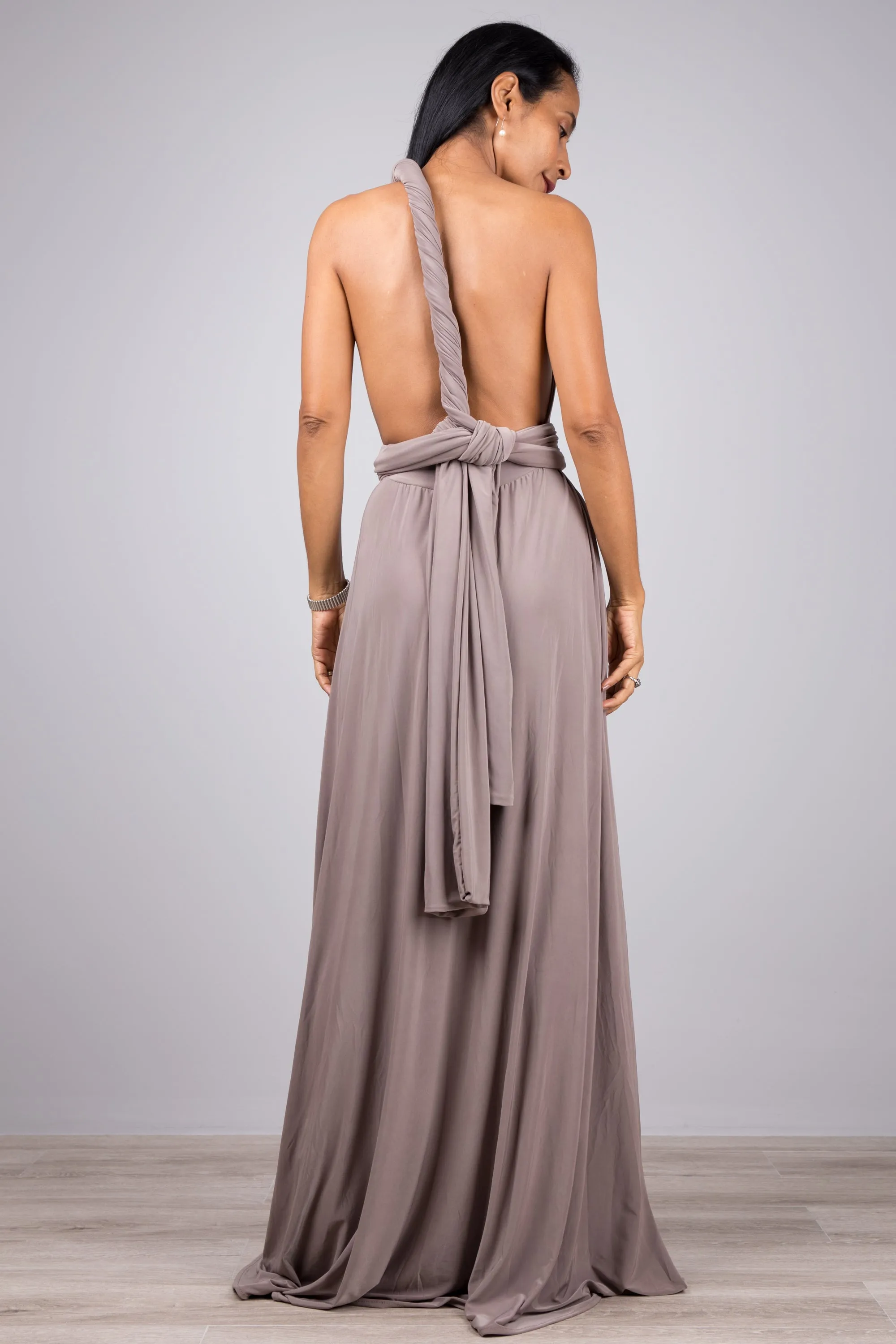 Taupe Convertible Dress