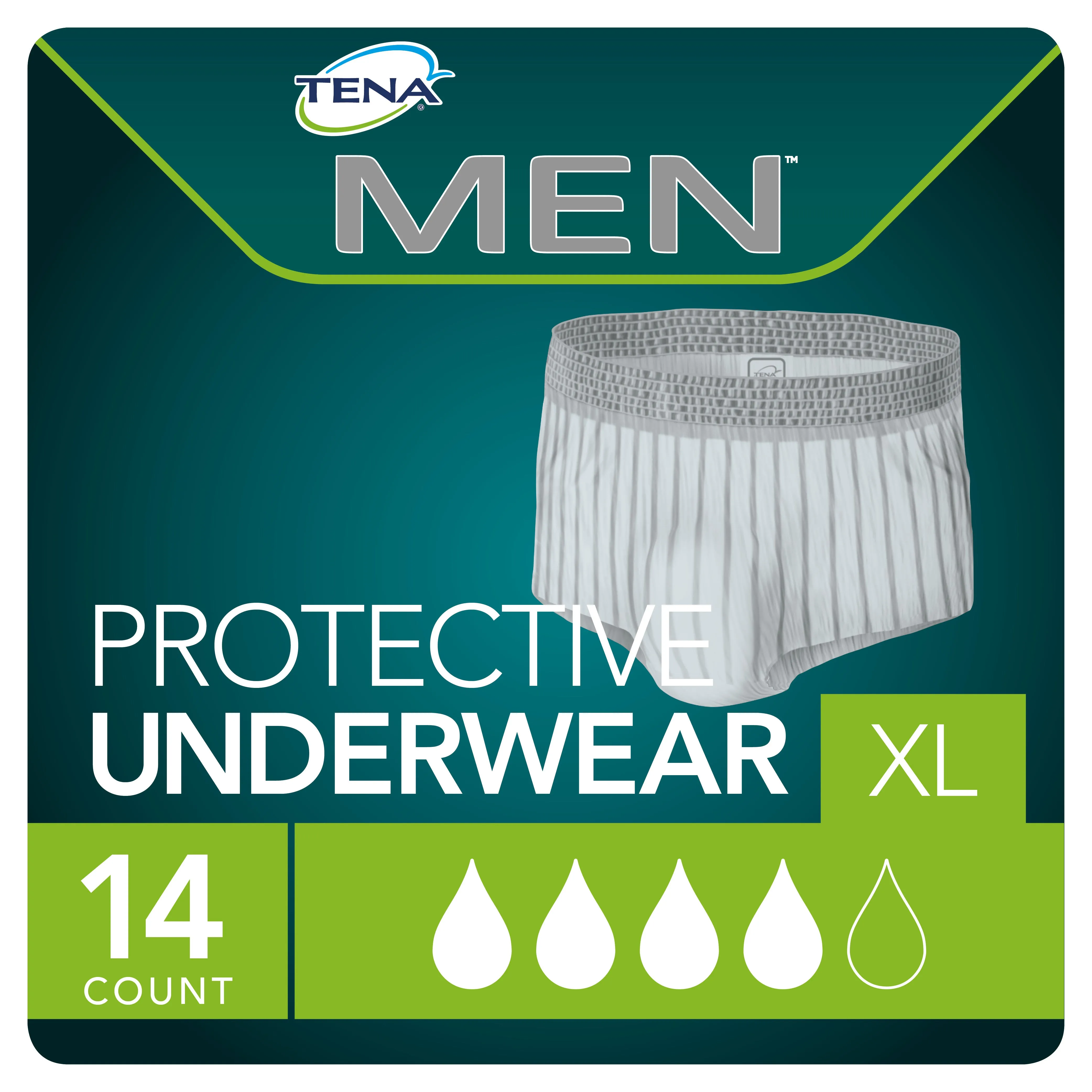 TENA MEN Protective Incontinence Underwear Super Plus Absorbency