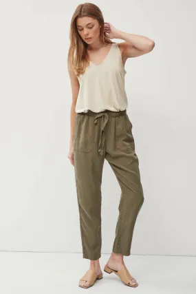 THE LARA PANT | DK OLIVE