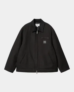 Truman Coat Chocolate/Black