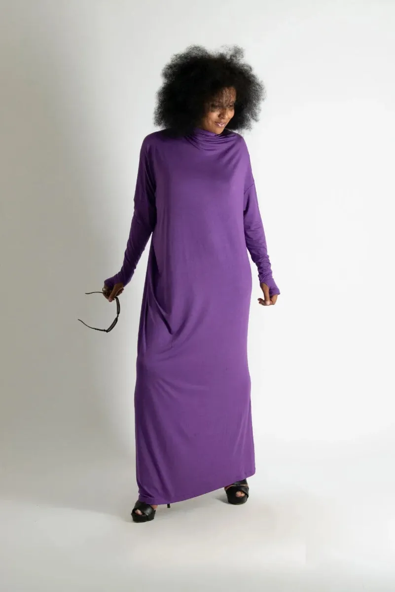 Turtleneck Jersey Dress VALENSIA