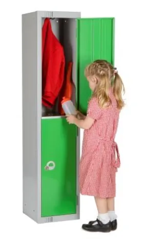 Two Door School Locker - D450mm