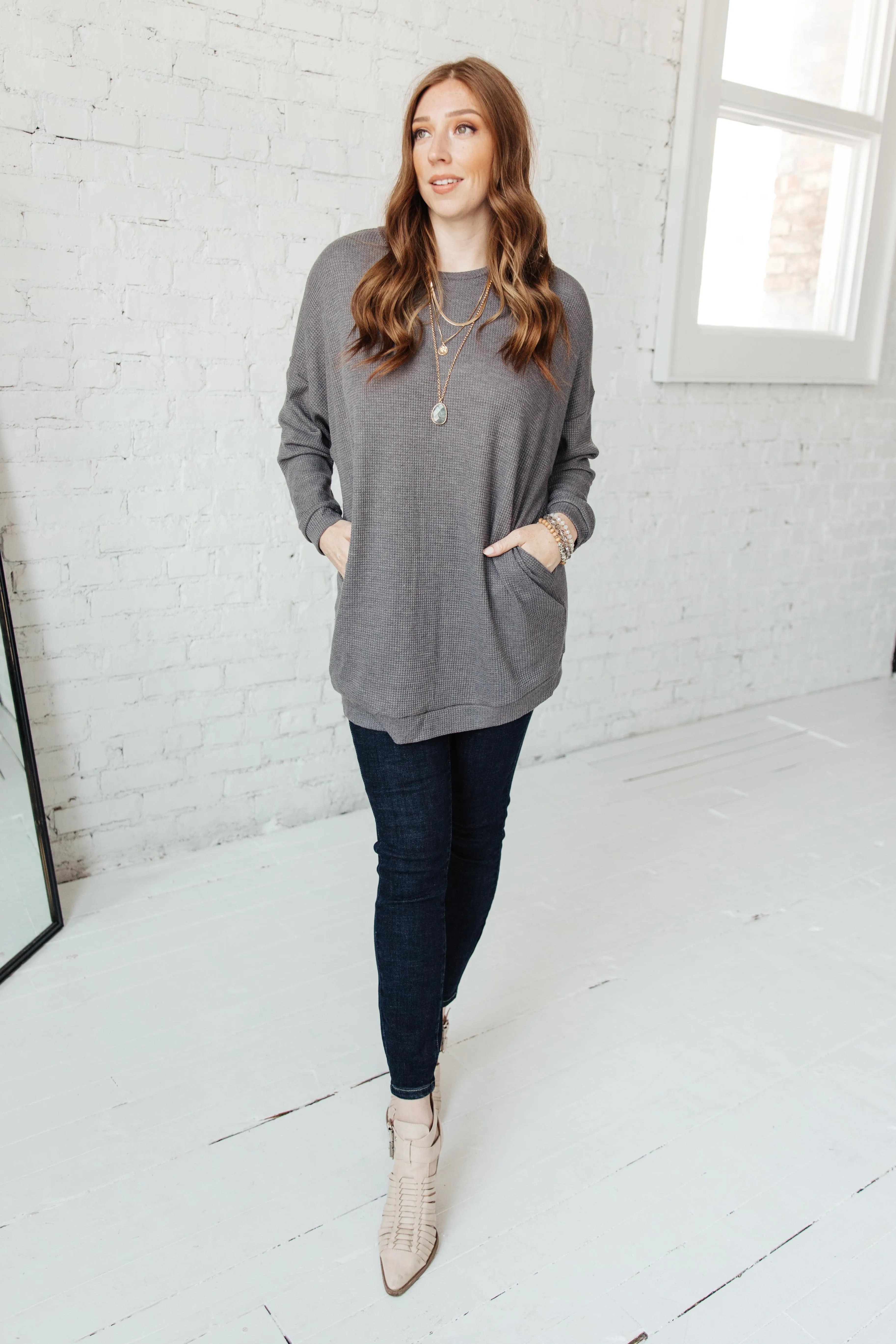 Ultimate Thermal Tunic in Charcoal