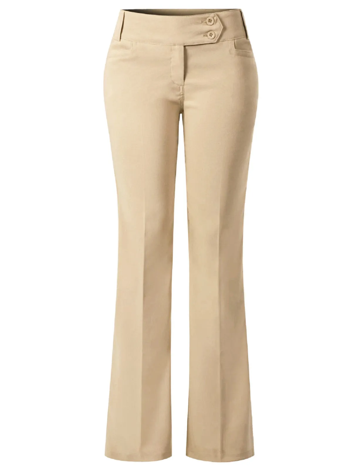 Ultra Stretch Comfy Millennium Bootcut Dress Pants Work Business Office Trousers