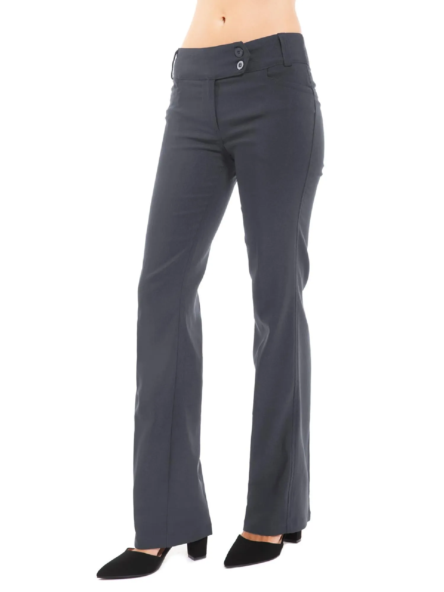 Ultra Stretch Comfy Millennium Bootcut Dress Pants Work Business Office Trousers