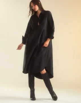 Undercover Silk Taffeta Shirt Dress