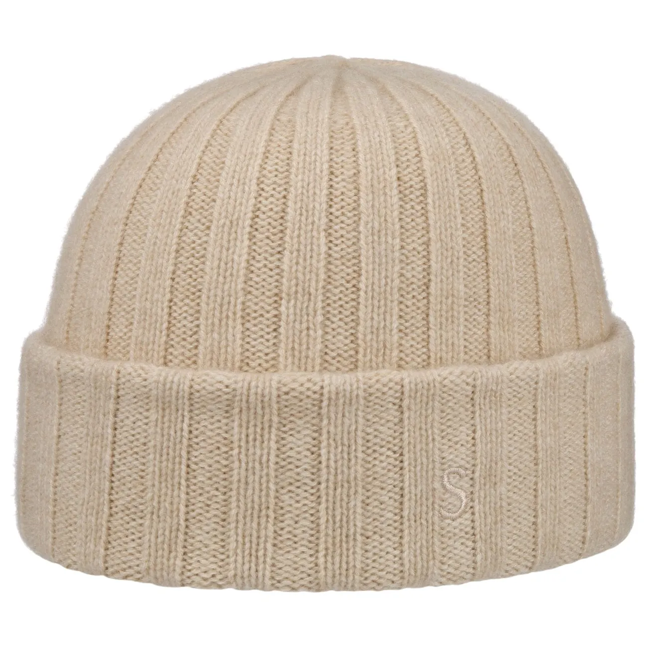 Undyed Cashmere Beanie Hat by Stetson