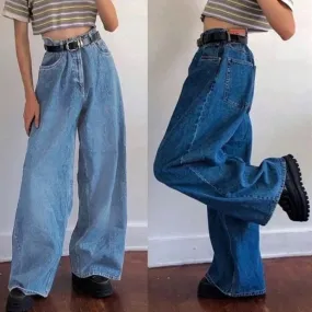 Wide leg jeans