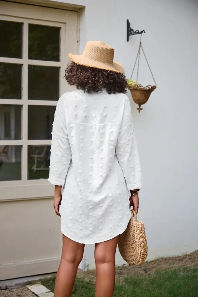 Women's Beach V Neck Cover Up Dress