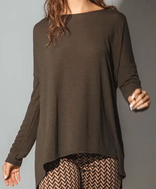 Women's LS Tunic Knit Top