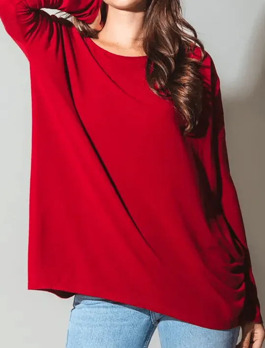 Women's LS Tunic Knit Top