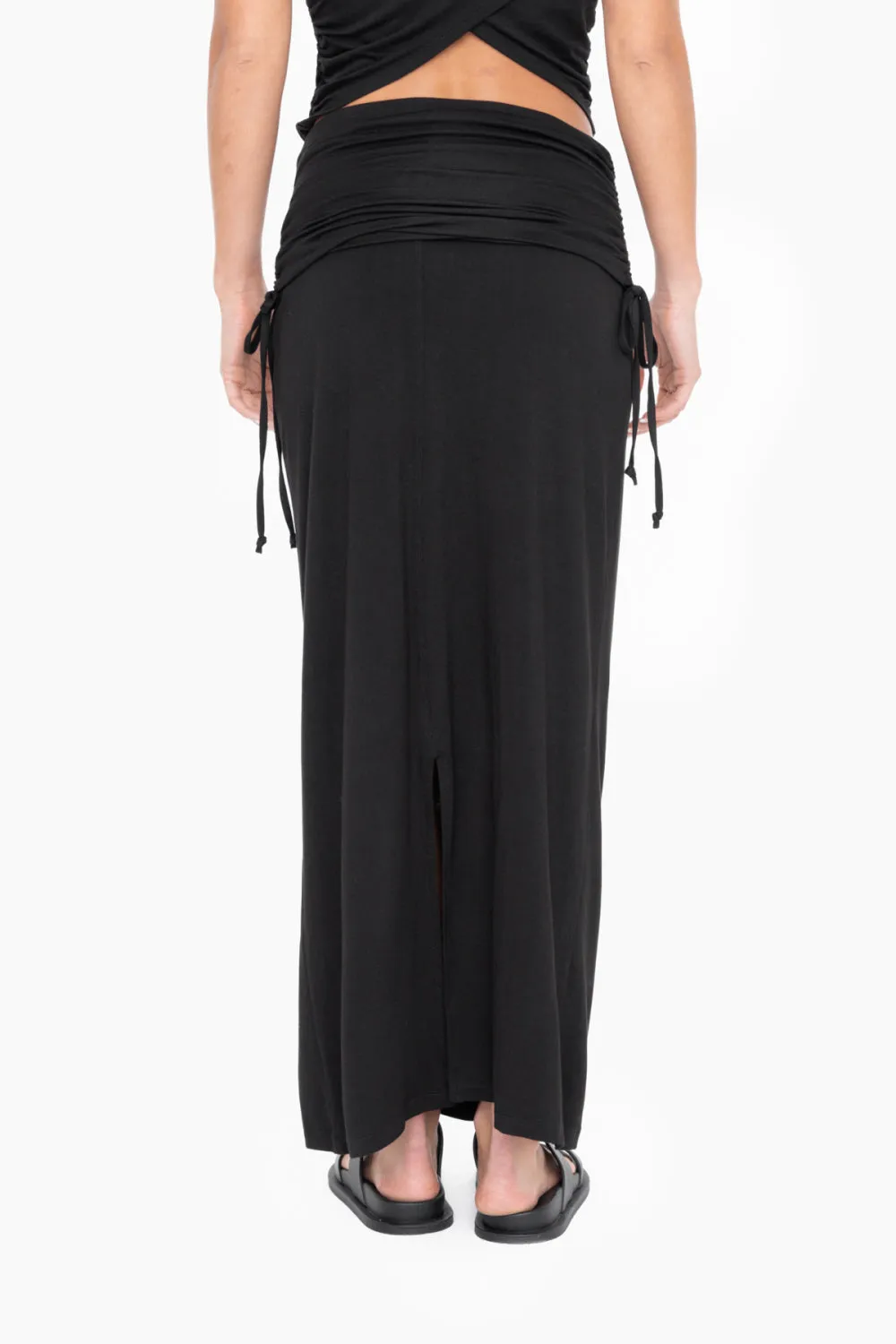 Women's Mono B | 2-in-1 Convertible Maxi Skirt | Black