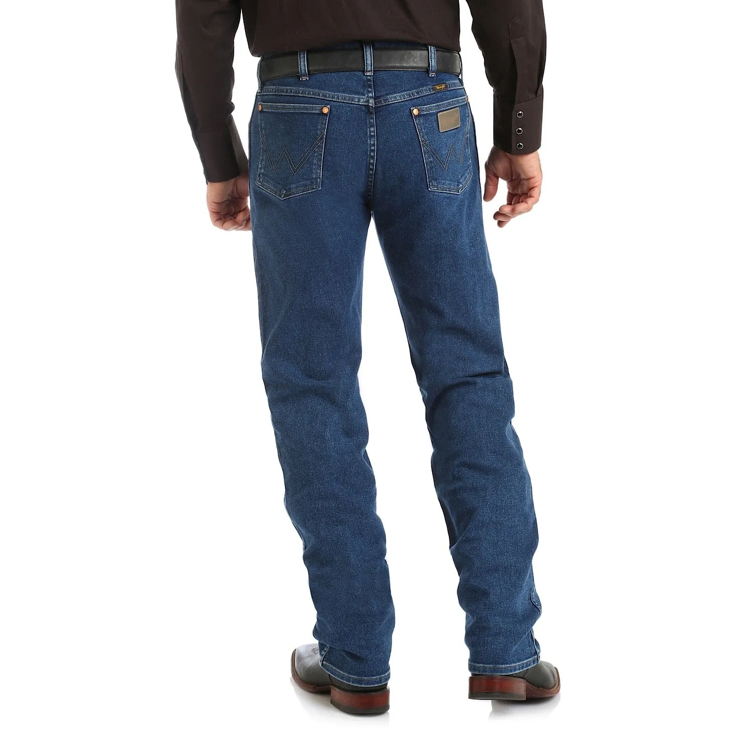 Wrangler Men's Cowboy Cut Original Fit Active Flex Jean Stonewash