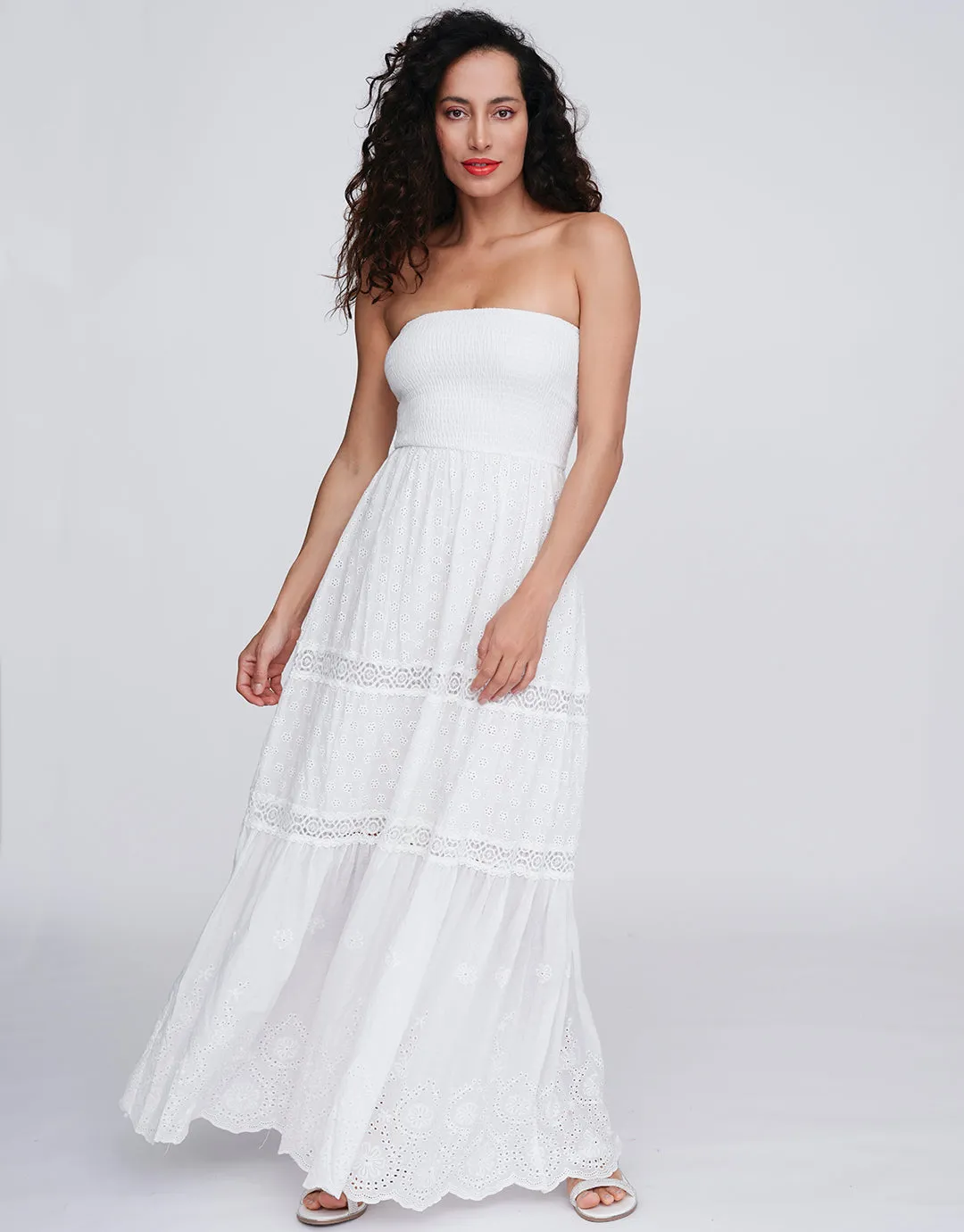 Zahara Maxi Dress - White