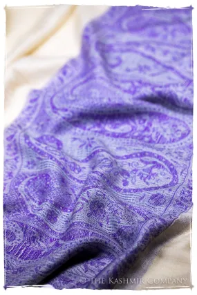 Zahra Paisley Frontière Pashmina Cashmere Scarf